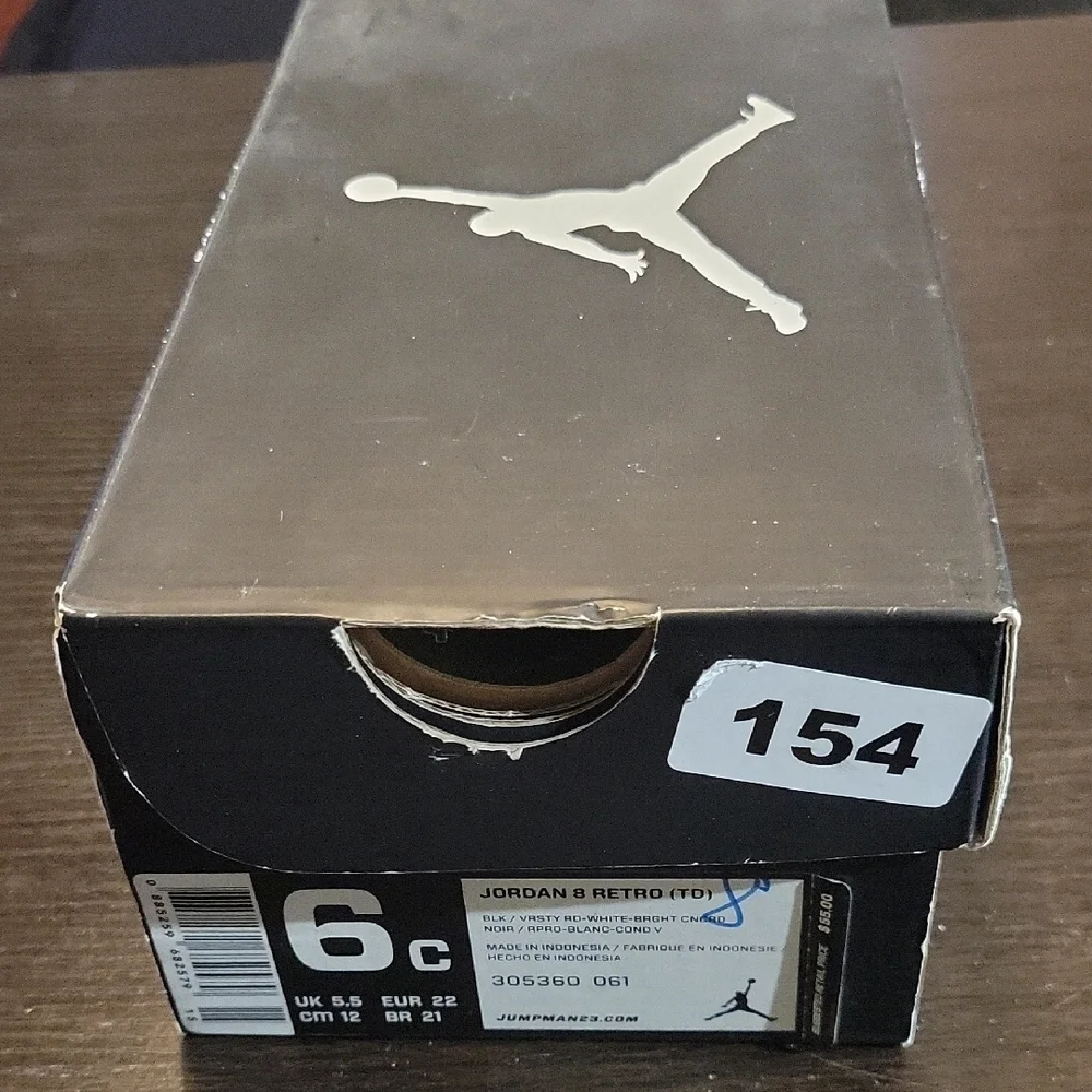 Air Jordan 8 Retro TD Rare 